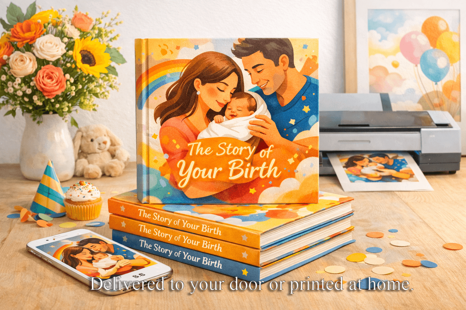 Printed storybook and digital reading experience